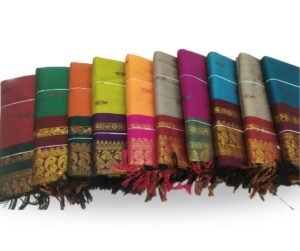 Kasturi Traditional Zari Border Saree Collection